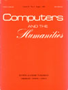 Computers and the Humanities
